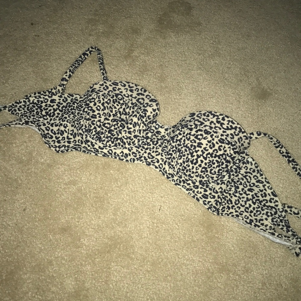 Cheetah swim suit top